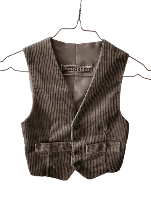 Gilet bébé "garçon de café" ( 6 mois )