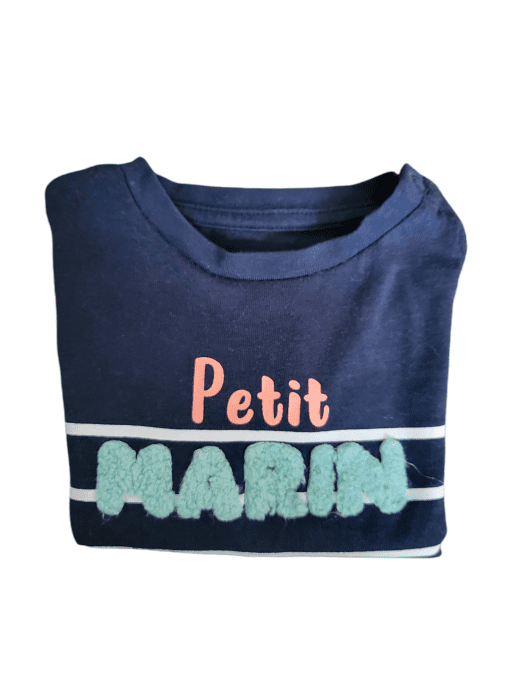 T.Shirt rayé "petit marin" ( 6 mois )